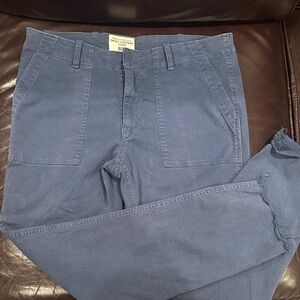 Nili Lotan Slate Blue Ankle Pants